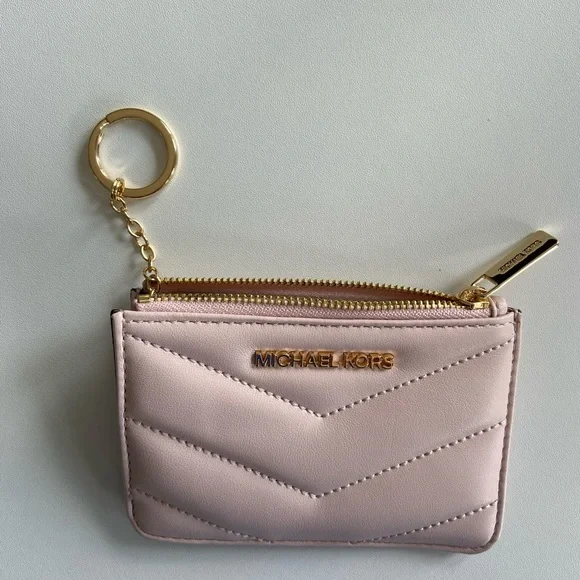 Michael Kors Pink Quilted Wallet - Picture 4 of 5
